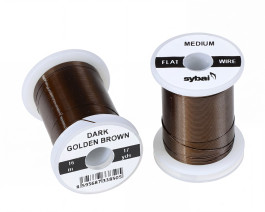 Flat Colour Wire, Medium, Dark Golden Brown